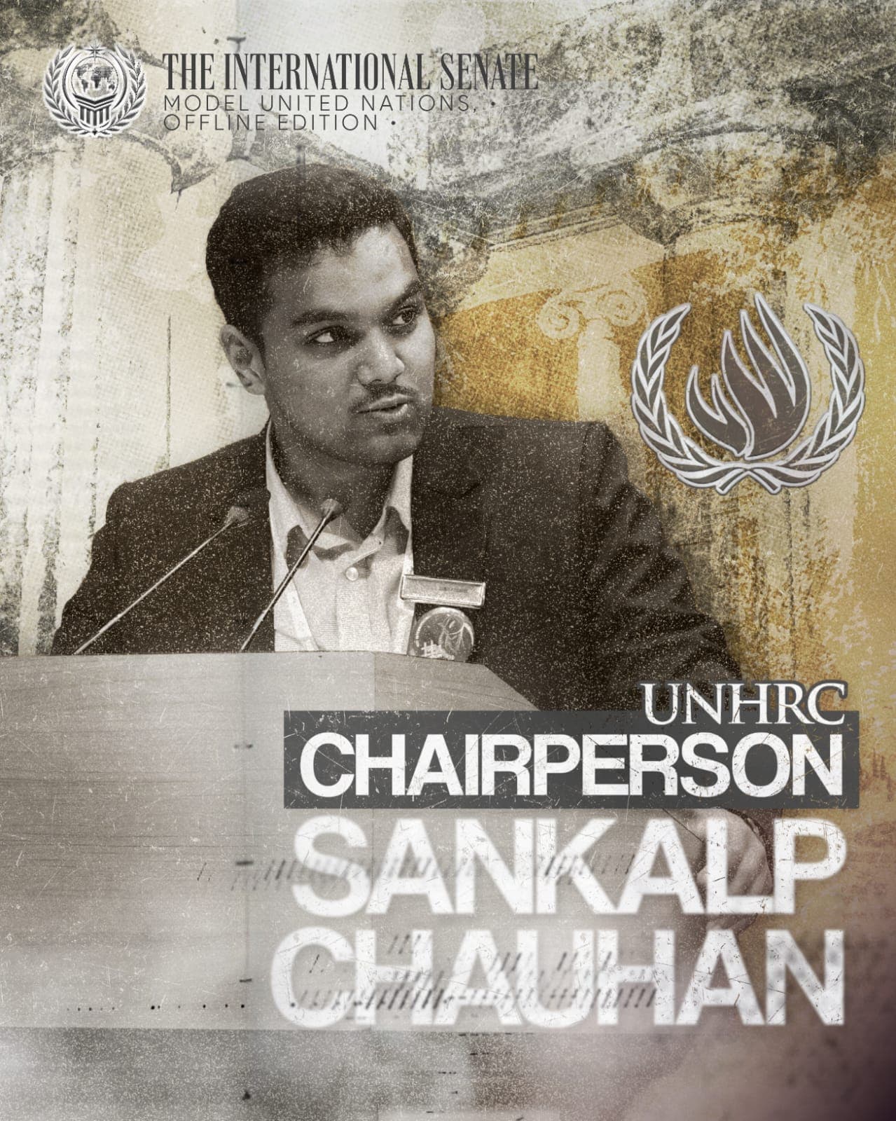 Sankalp Chauhan, Chairperson, UNHRC