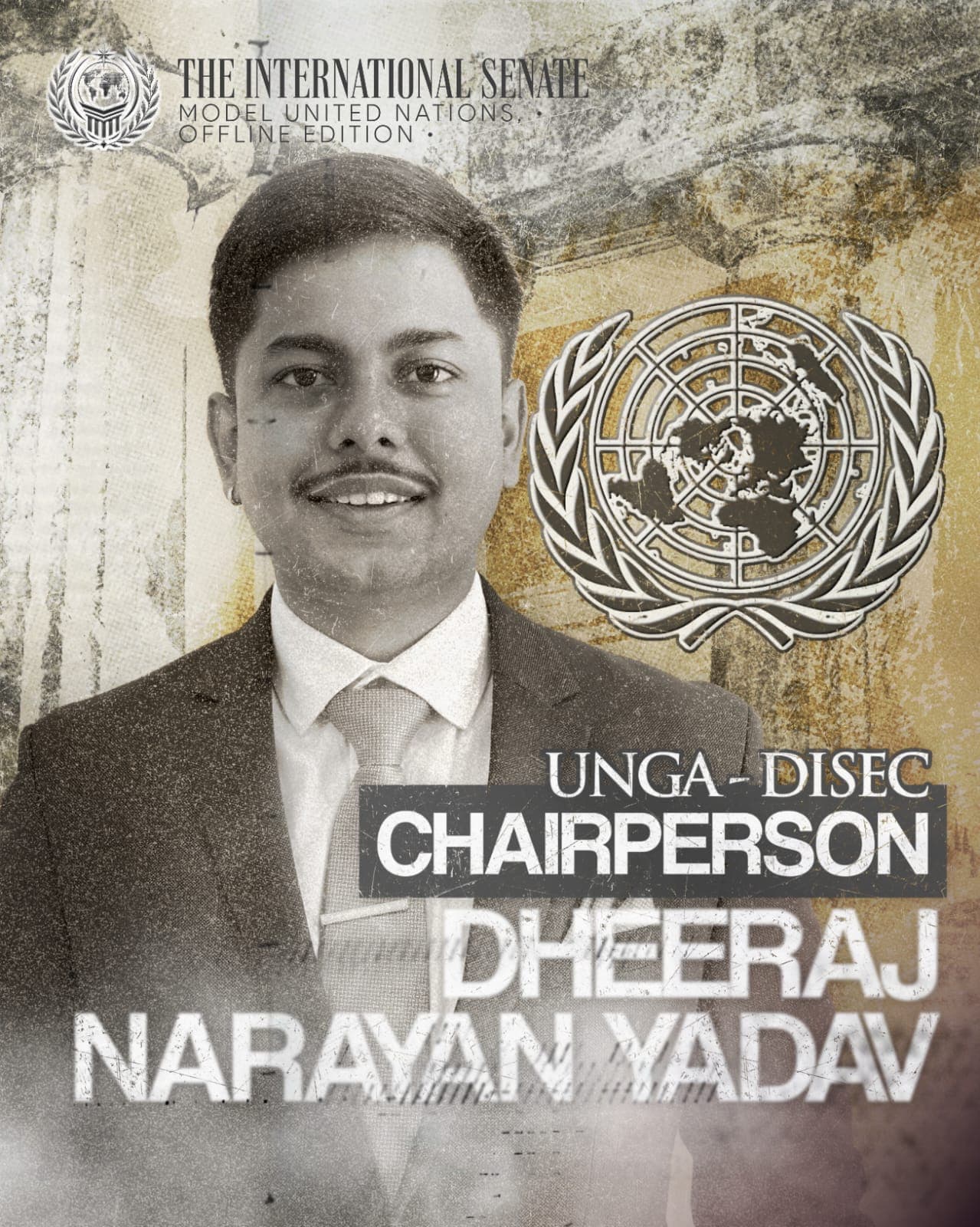 Dheeraj Narayan Yadav, Chairperson, UNGA-DISEC